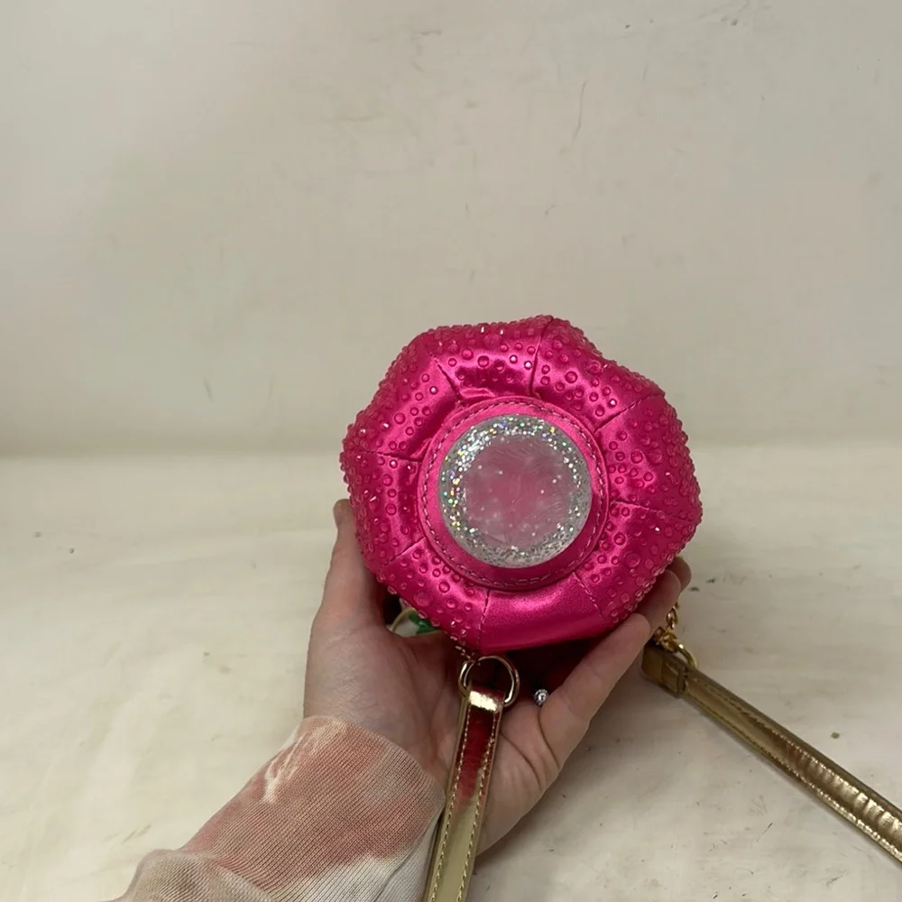 Betsey Johnson Pink Ombre Cocktail Bag - Picture 5 of 6